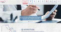 Desktop Screenshot of huissiernord.fr